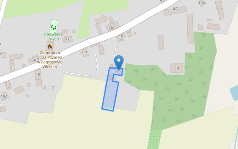 Dom w miejscowości Łagoszów Wielki, Łagoszów Wielki 16/2 (dolnośląskie). Działka numer: 167/5. Domy. Łagoszów Wielki 16/2, 59-160, Łagoszów Wielki, (woj. dolnośląskie)