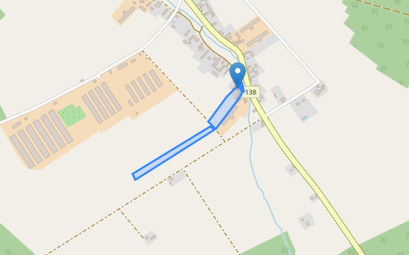 Dom w miejscowości Muszkowo, Muszkowo 10 (lubuskie). Działki numer: 248, 323, 249. Domy. Muszkowo 10, 66-435, Muszkowo, (woj. lubuskie)