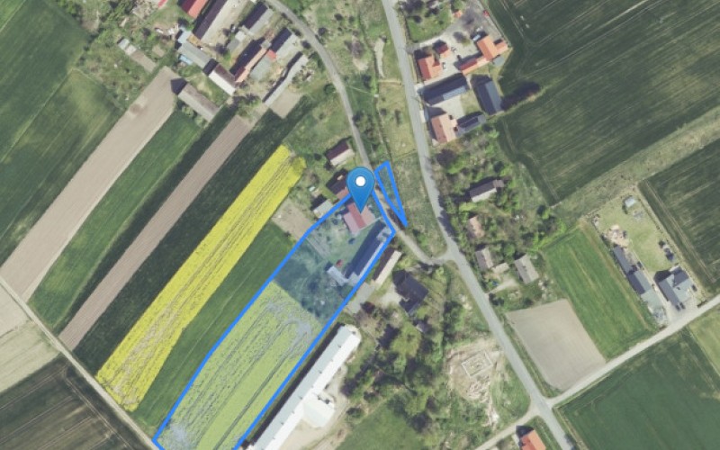 Dom w miejscowości Muszkowo, Muszkowo 10 (lubuskie). Działki numer: 248, 323, 249. Domy. Muszkowo 10, 66-435, Muszkowo, (woj. lubuskie)