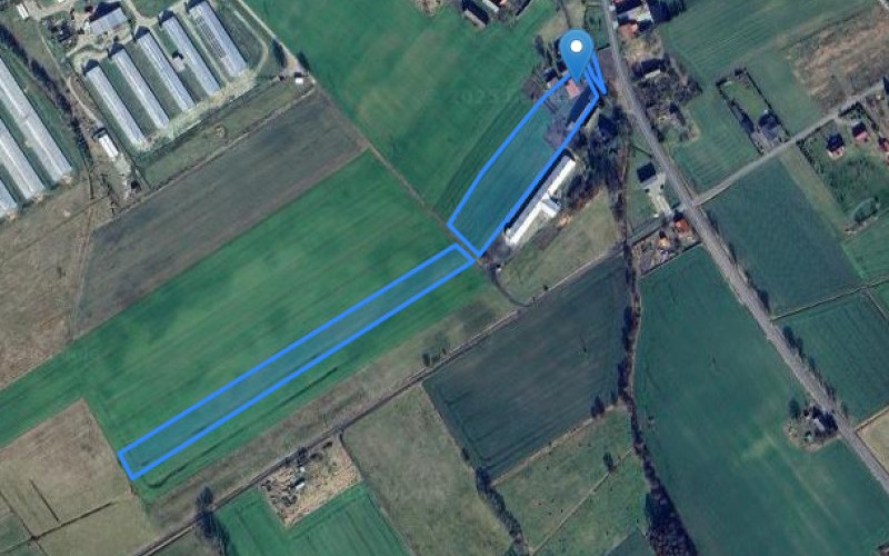 Dom w miejscowości Muszkowo, Muszkowo 10 (lubuskie). Działki numer: 248, 323, 249. Domy. Muszkowo 10, 66-435, Muszkowo, (woj. lubuskie)