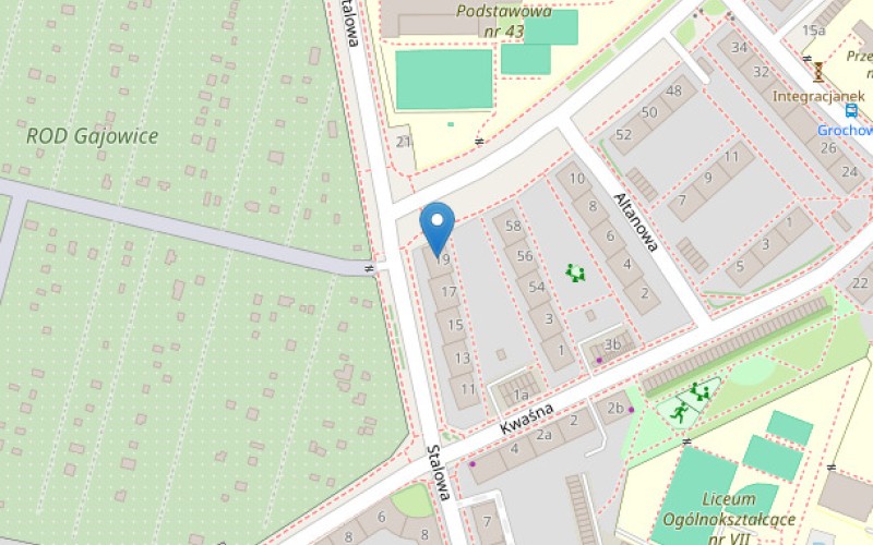 Mieszkanie w miejscowości Wrocław, Stalowa 19/4 (dolnośląskie). Mieszkania. Stalowa 19/4, 53-425, Wrocław, (woj. dolnośląskie)