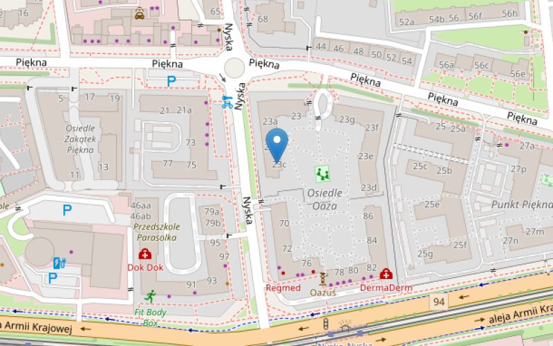 Mieszkanie w miejscowości Wrocław, Piękna 23C/22 (dolnośląskie). Mieszkania. Piękna 23C/22, 50-506, Wrocław, (woj. dolnośląskie)