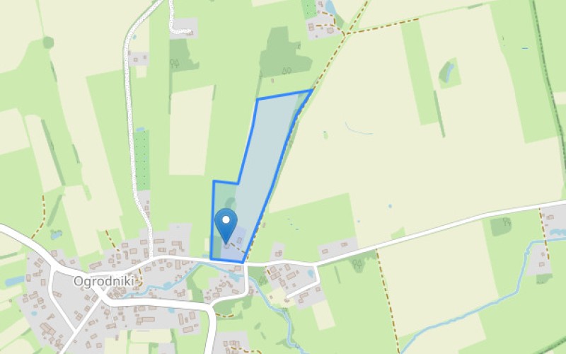 Dom w miejscowości Ogrodniki, Ogrodniki 37 (warmińsko-mazurskie). Działka numer: 63. Domy. Ogrodniki 37, 82-316, Ogrodniki, (woj. warmińsko-mazurskie)