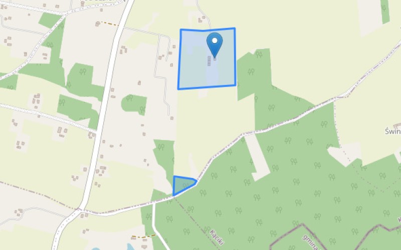 Dom w miejscowości Tereszewo, Tereszewo 53 (warmińsko-mazurskie). Działki numer: 521/1, 521/7. Domy. Tereszewo 53, 13-306, Tereszewo, (woj. warmińsko-mazurskie)