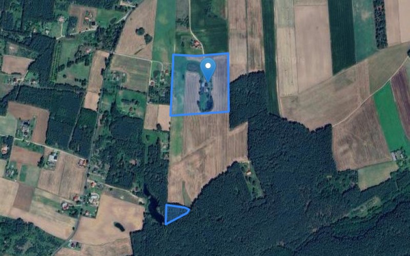 Dom w miejscowości Tereszewo, Tereszewo 53 (warmińsko-mazurskie). Działki numer: 521/1, 521/7. Domy. Tereszewo 53, 13-306, Tereszewo, (woj. warmińsko-mazurskie)