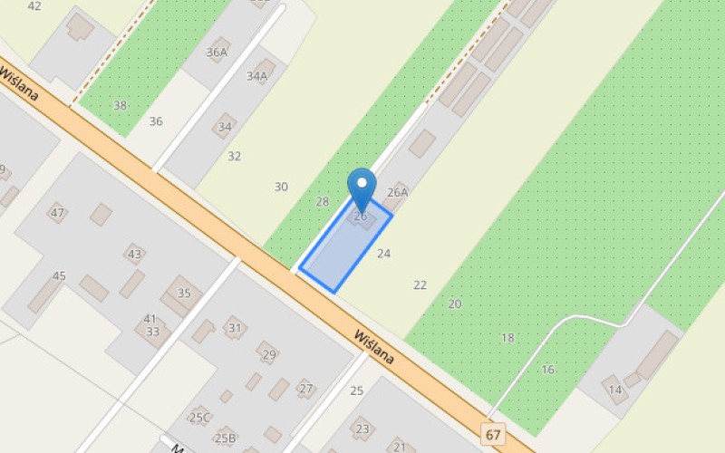 Dom w miejscowości Szpetal Górny, Wiślana 26 (kujawsko-pomorskie). Działka numer: 278/3. Domy. Wiślana 26, 87-811, Szpetal Górny, (woj. kujawsko-pomorskie)