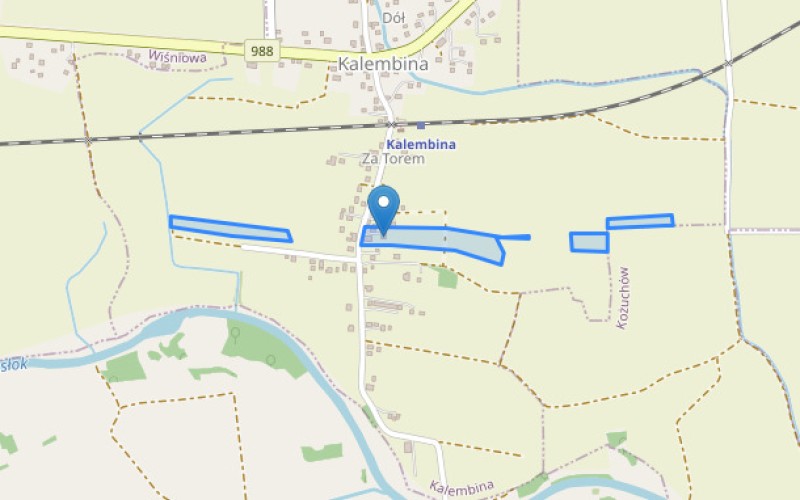 Dom w miejscowości Kalembina, Kalembina 14 (podkarpackie). Działki numer: 390, 357/2, 411, 396. Domy. Kalembina 14, 38-124, Kalembina, (woj. podkarpackie)