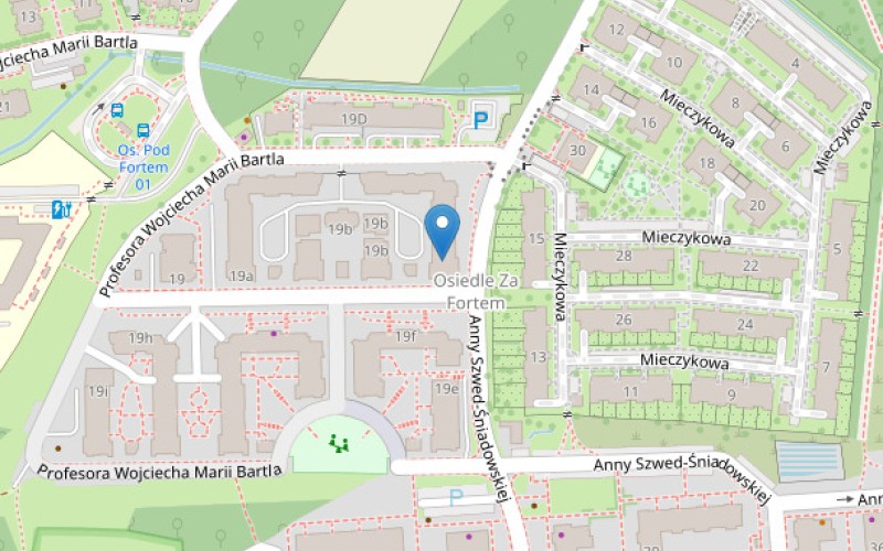 Mieszkanie w miejscowości Kraków, Profesora Wojciecha Marii Bartla 19C/35 (małopolskie). Mieszkania. Profesora Wojciecha Marii Bartla 19C/35, 30-389, Kraków, (woj. małopolskie)