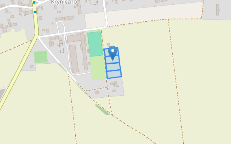 Grunt w miejscowości Kryniczno, Kryniczno (dolnośląskie). Działki numer: 329/5, 329/6, 329/7, 329/4. Działki i grunty. Kryniczno, 55-300, Kryniczno, (woj. dolnośląskie)
