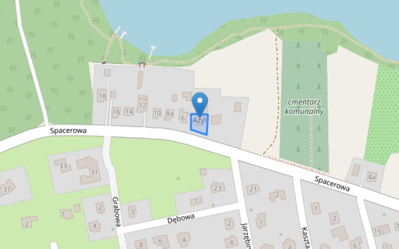 Dom w miejscowości Lubniewice, Spacerowa 6 (lubuskie). Działka numer: 281. Domy. Spacerowa 6, 69-210, Lubniewice, (woj. lubuskie)