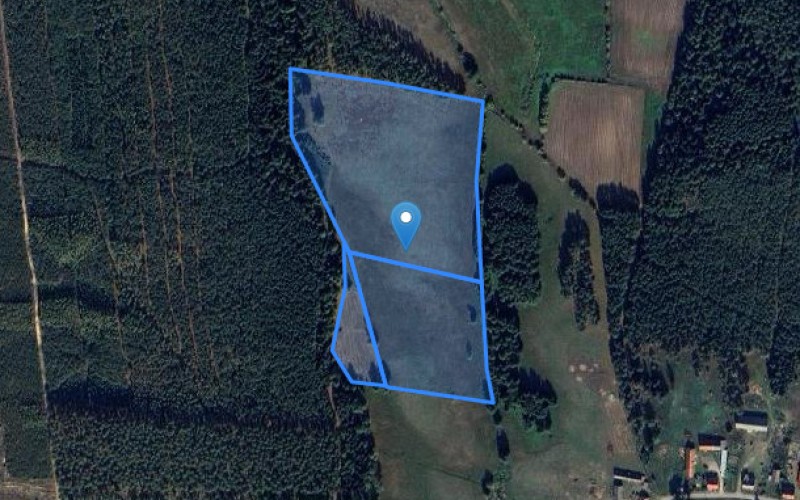 Grunt w miejscowości Lisy, Lisy (warmińsko-mazurskie). Działki numer: 55, 56, 50/1. Działki i grunty. Lisy, 12-230, Lisy, (woj. warmińsko-mazurskie)