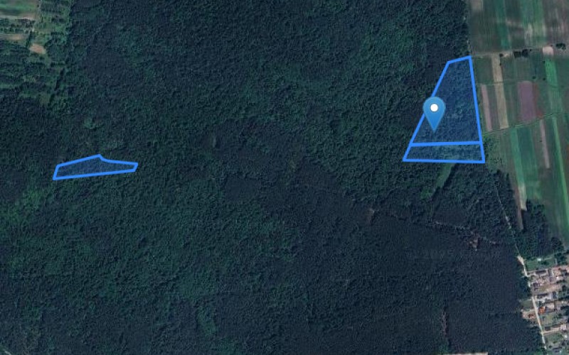 Grunt w miejscowości Brogowa, Brogowa (mazowieckie). Działki numer: 1449, 1450, 1203. Działki i grunty. Brogowa, 26-411, Brogowa, (woj. mazowieckie)