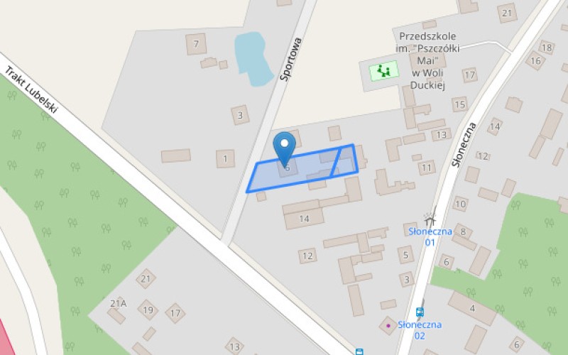 Dom w miejscowości Wola Ducka, Sportowa (mazowieckie). Działki numer: 379/2, 379/1. Domy. Sportowa, 05-408, Wola Ducka, (woj. mazowieckie)