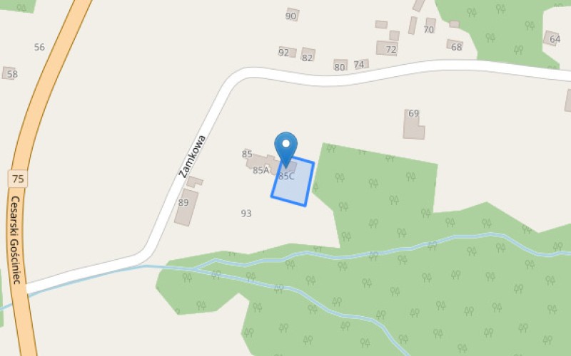 Dom w miejscowości Okocim, Zamkowa 85C (małopolskie). Działka numer: 362/19. Domy. Zamkowa 85C, 32-800, Okocim, (woj. małopolskie)