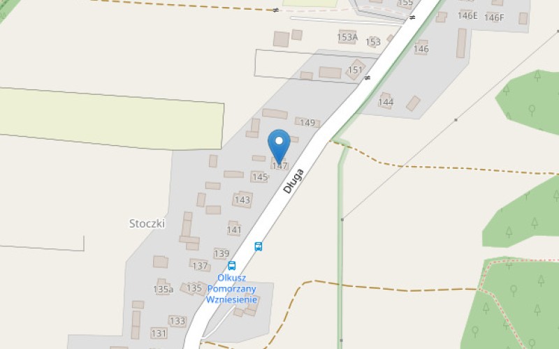 Dom w miejscowości Olkusz, Długa 147 (małopolskie). Działka numer: 43/1. Domy. Długa 147, 32-300, Olkusz, (woj. małopolskie)