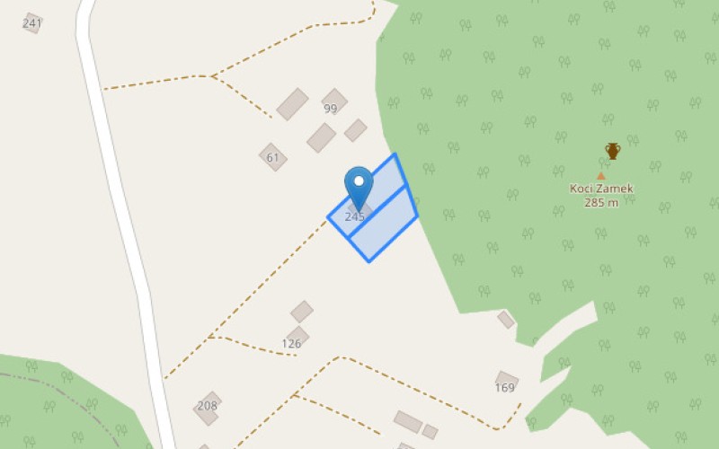 Dom w miejscowości Sobolów, Sobolów 245 (małopolskie). Działki numer: 404/7, 404/8. Domy. Sobolów 245, 32-742, Sobolów, (woj. małopolskie)