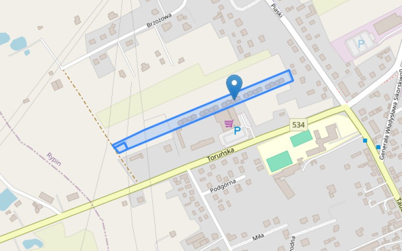 Nieruchomość w miejscowości Rypin, Toruńska (kujawsko-pomorskie). Inne. Toruńska, 87-500, Rypin, (woj. kujawsko-pomorskie)