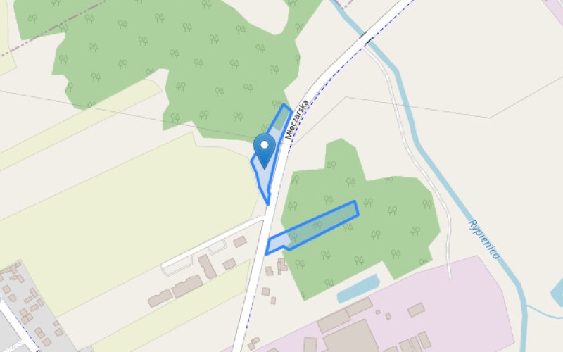 Grunt w miejscowości Rypin, Mleczarska (kujawsko-pomorskie). Działki numer: 84/3, 190/2. Działki i grunty. Mleczarska, 87-500, Rypin, (woj. kujawsko-pomorskie)