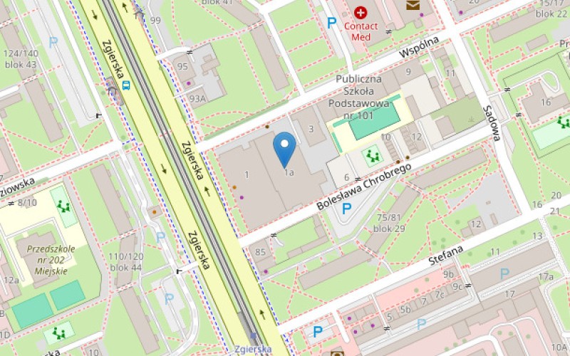 Miejsce postojowe w miejscowości Łódź, Wspólna 1A (łódzkie). Garaże i miejsca postojowe. Wspólna 1A, 91-464, Łódź, (woj. łódzkie)