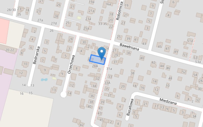 Dom w miejscowości Piotrków Trybunalski, Robotnicza 28 (łódzkie). Działka numer: 347. Domy. Robotnicza 28, 97-300, Piotrków Trybunalski, (woj. łódzkie)