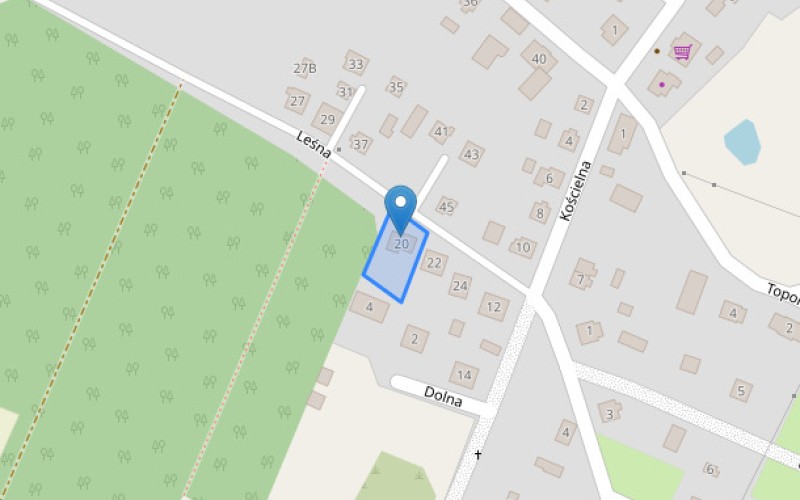 Dom w miejscowości Leśniewo, Leśna 20 (pomorskie). Działka numer: 505. Domy. Leśna 20, 84-106, Leśniewo, (woj. pomorskie)