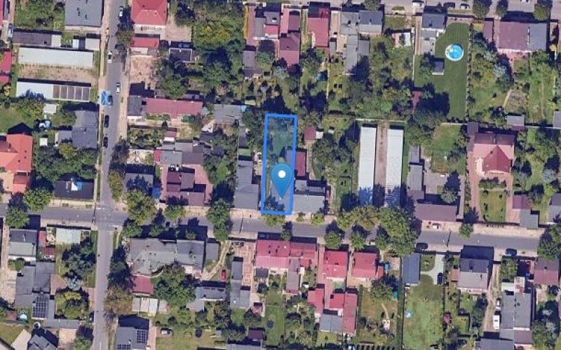 Dom w miejscowości Pabianice, Michała Ossowskiego 16A (łódzkie). Działka numer: 55. Domy. Michała Ossowskiego 16A, 95-200, Pabianice, (woj. łódzkie)