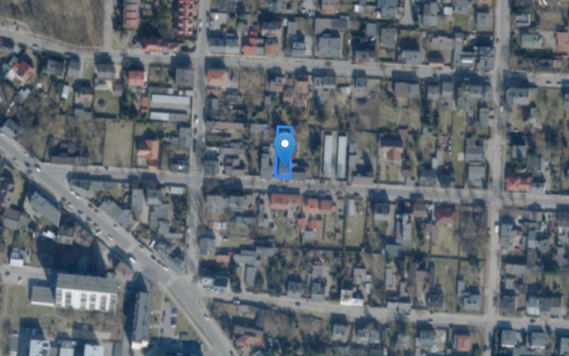 Dom w miejscowości Pabianice, Michała Ossowskiego 16A (łódzkie). Działka numer: 55. Domy. Michała Ossowskiego 16A, 95-200, Pabianice, (woj. łódzkie)