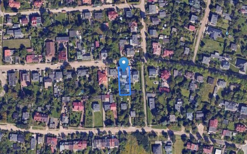 Dom w miejscowości Łódź, Wyżynna 21 (łódzkie). Działka numer: 499. Domy. Wyżynna 21, 92-107, Łódź, (woj. łódzkie)