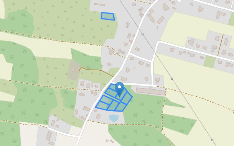 Grunt w miejscowości Łaziska, Łaziska (dolnośląskie). Działki numer: 72/8, 72/9, 72/13, 72/12, 72/11, 72/6, 38/7, 72/7, 72/10. Działki i grunty. Łaziska, 59-700, Łaziska, (woj. dolnośląskie)