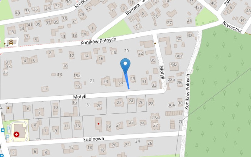 Grunt w miejscowości Katowice, Motyli 27 (śląskie). Działka numer: 140/5. Działki i grunty. Motyli 27, 40-646, Katowice, (woj. śląskie)