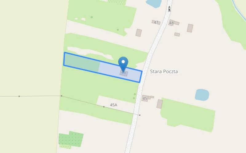 Nieruchomość w miejscowości Łęki, Łęki 46 (łódzkie). Inne. Łęki 46, 97-425, Łęki, (woj. łódzkie)