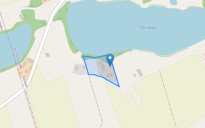 Dom w miejscowości Taciewo, Taciewo (podlaskie). Działka numer: 221/3. Domy. Taciewo, 16-402, Taciewo, (woj. podlaskie)