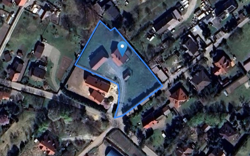 Dom w miejscowości Gajków, Główna 70 (dolnośląskie). Działki numer: 614, 615, 123/1. Domy. Główna 70, 55-002, Gajków, (woj. dolnośląskie)